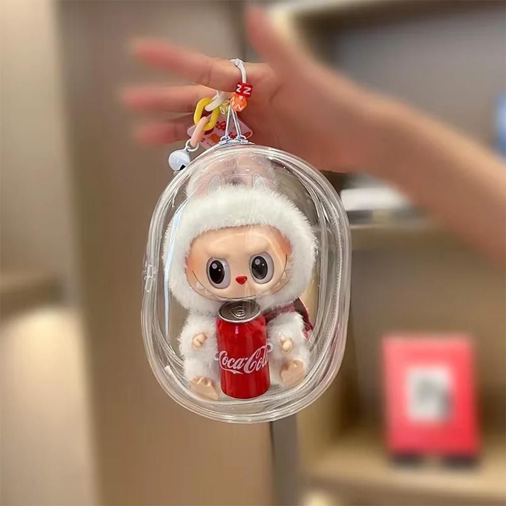 Women Bags Manufacturer - ぬいぐるみラブブ人形透明保護収納ぬいぐるみディスプレイバッグ PVC 素材収納ボックス防塵ディスプレイバッグ