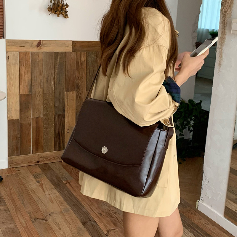 Women'S Tote Bags Designer - Cgcbag-女性用のビンテージスタイルの合成皮革バッグ,大容量の合成皮革メッセンジャーバッグ,シンプルで頑丈,豪華,デザイナー,高品質