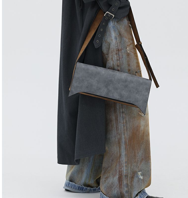 Women Bags Grey - Yerjii-女性のためのヴィンテージショルダーバッグ、女性のカジュアルハンドバッグ、エレガントな財布、レトロパッチワーク、y2kファッション、ホットガール、グレー