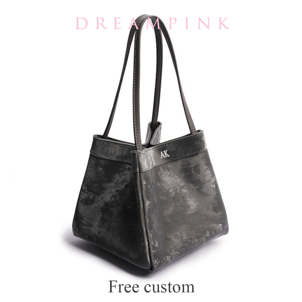 Women Bags Name - ファッションシルク女性バケットバッグ高級スエードレザー女性パーティーハンドバッグカスタム名複数の女性のショルダーバッグとトップハンドル