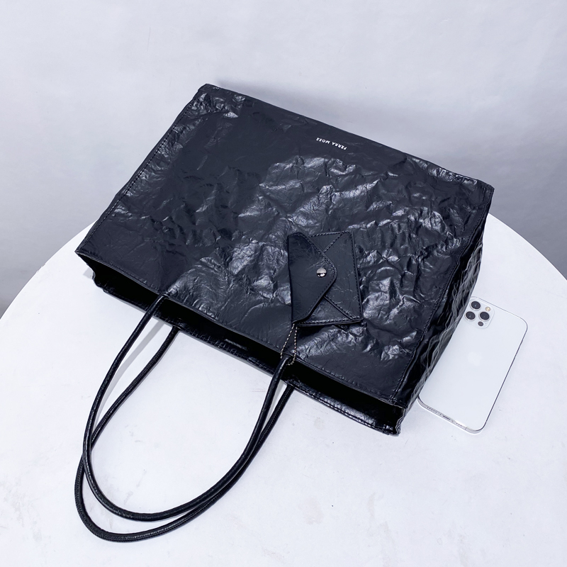 韓国カジュアルクラフト紙トートバッグ女性の高級デザイナーハン - Women'S Tote Bags Designer のレビューと価格