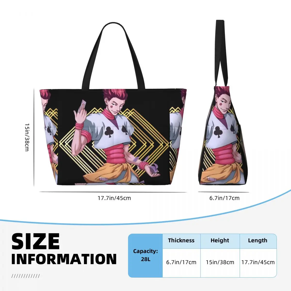 ヒソカ アニメ ハンターエクスハンター 幻影旅団 クロロ ビ - Women X Bags のレビューと価格