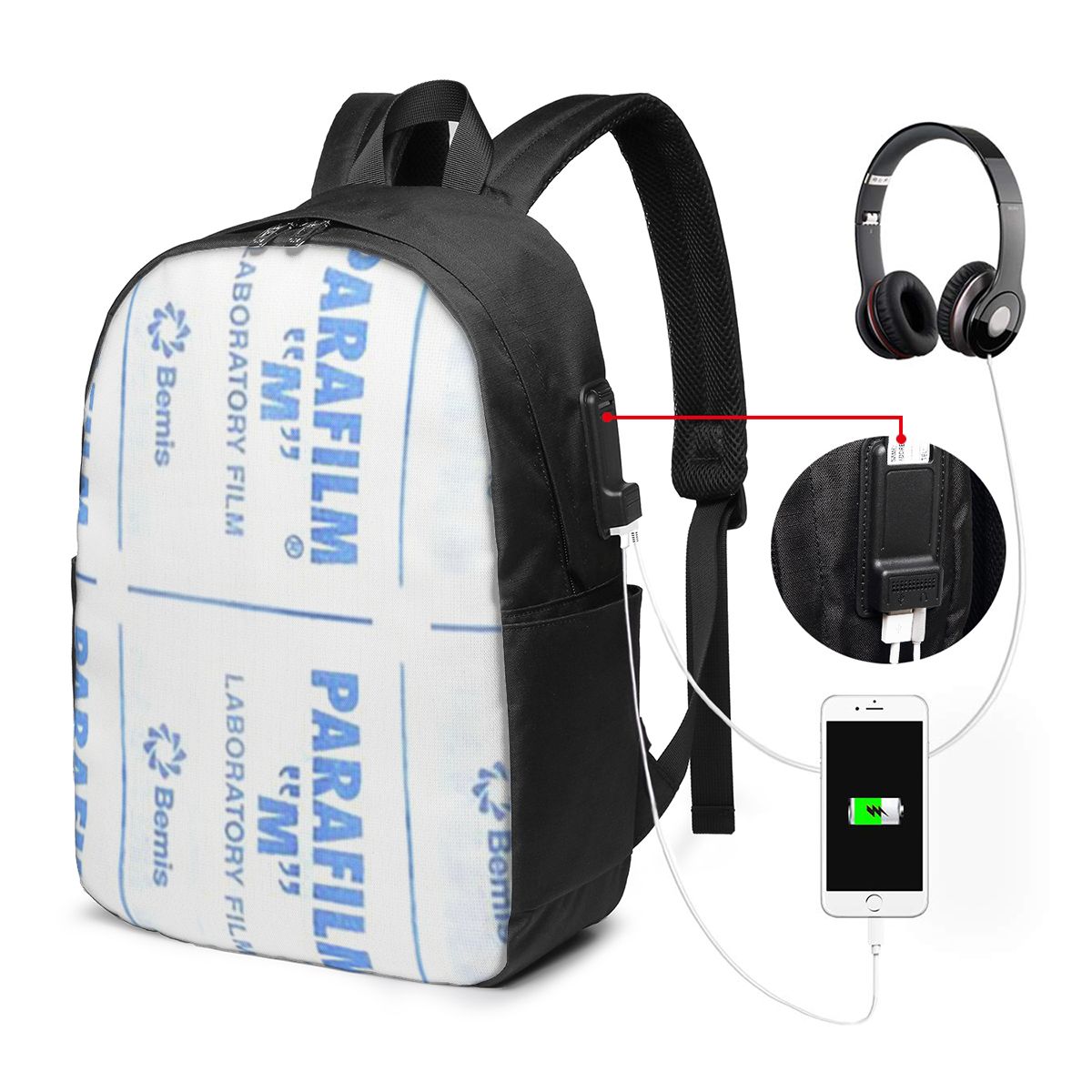 パラフィルムは救世主です。バックパック、旅行用ノートブックバ - Womens Backpack のレビューと価格