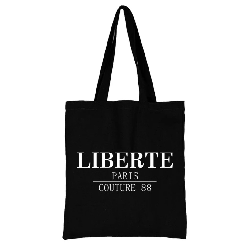 かわいい漫画オレンジ猫プリントブラック大容量ショルダーバッグ - Women'S Bags For Work のレビューと価格