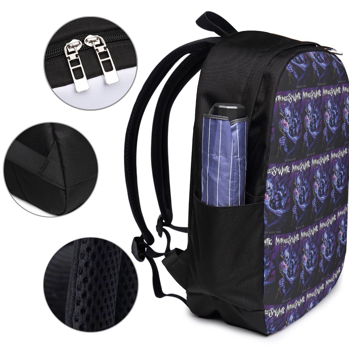 Motionless In White バックパック トラベ - Womens Backpack のレビューと価格