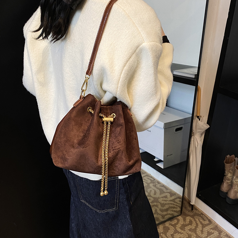 ソフトな通勤用クロスボディバッグ、フェイクスエード縫製、女性 - Women Bags For Sale のレビューと価格