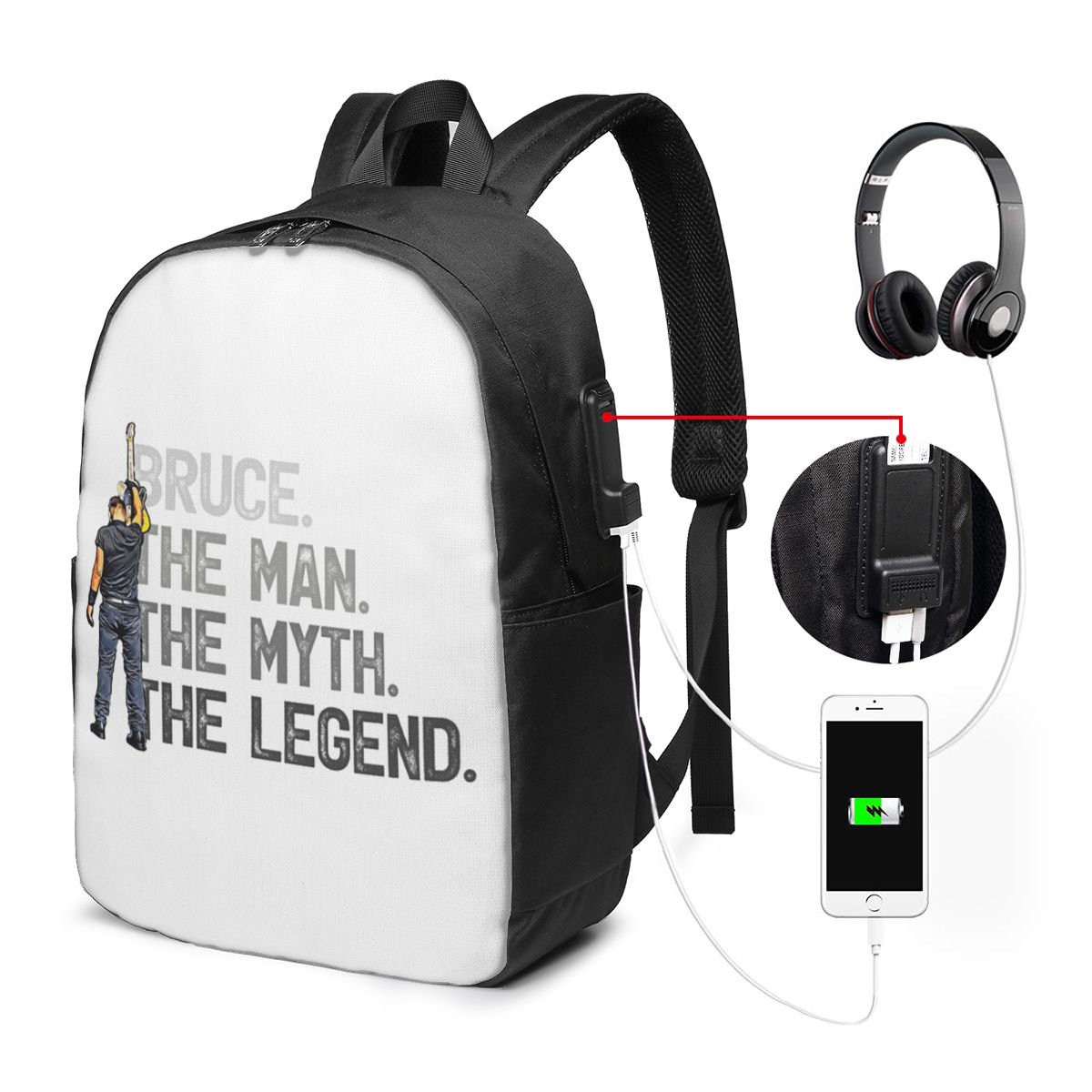 ブルース・スプリングスティーン バックパック トラベルノート - Womens Backpack のレビューと価格