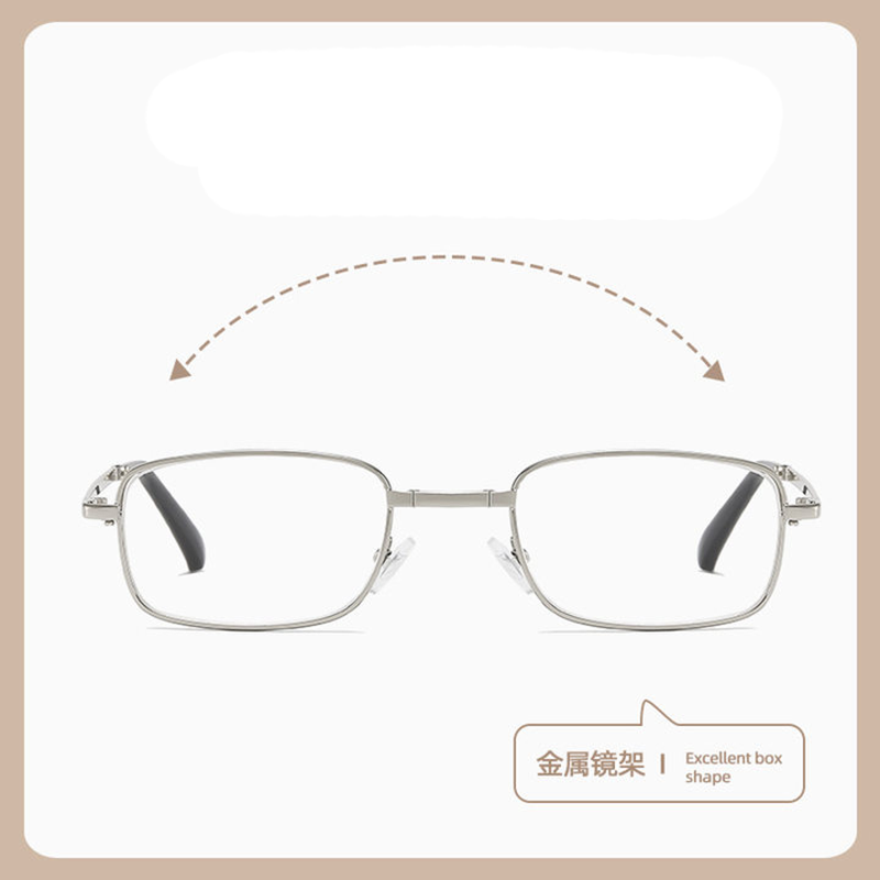 レトロ折りたたみ老眼鏡スクエアフレームミニポータブル眼鏡視度 - Women Bags Under 500 のレビューと価格