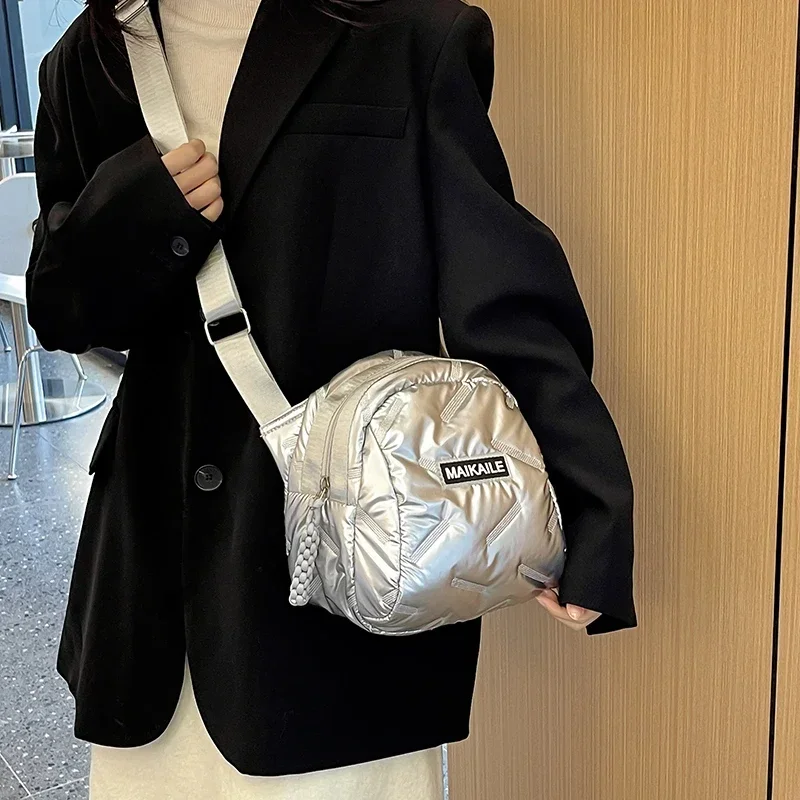 ジッパー付きソリッドPUスイートレディースクロスボディバッグ - Women Bags For Sale のレビューと価格