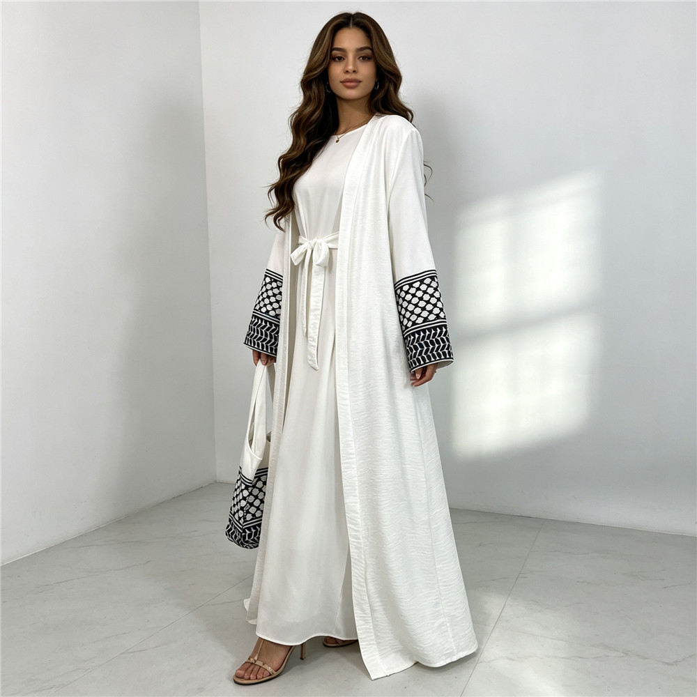 ラマダン・イード オープンフロント アバヤ 女性用 長袖カー - Women Bags For Eid のレビューと価格