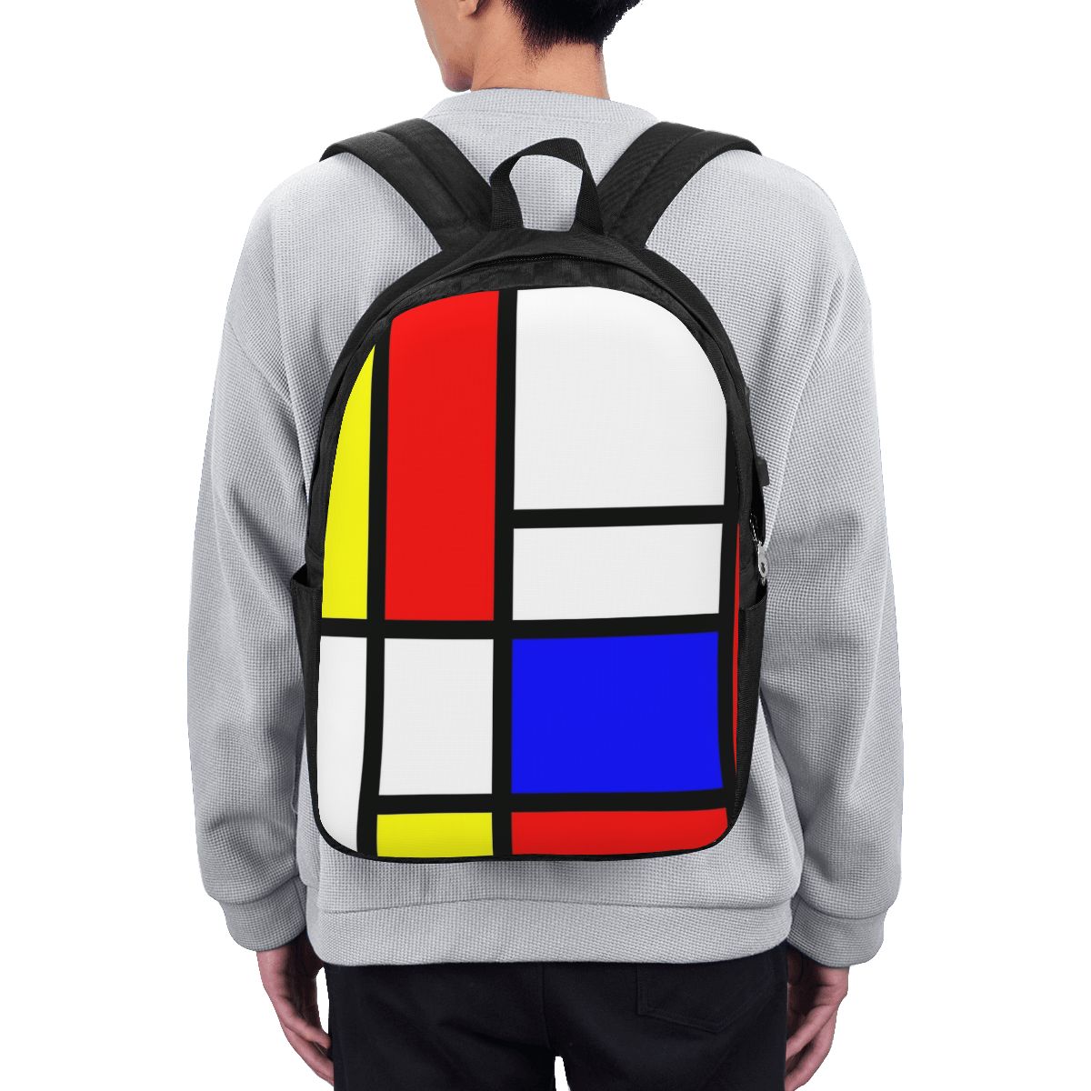 ピエト・モンドリアン構成バックパック旅行ノートブックバッグコ - Womens Backpack のレビューと価格