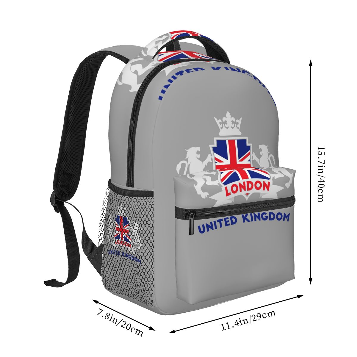 イギリスのユニオンジャック旗柄 ブリティッシュ学生用バックパ - Women Bags Uk のレビューと価格