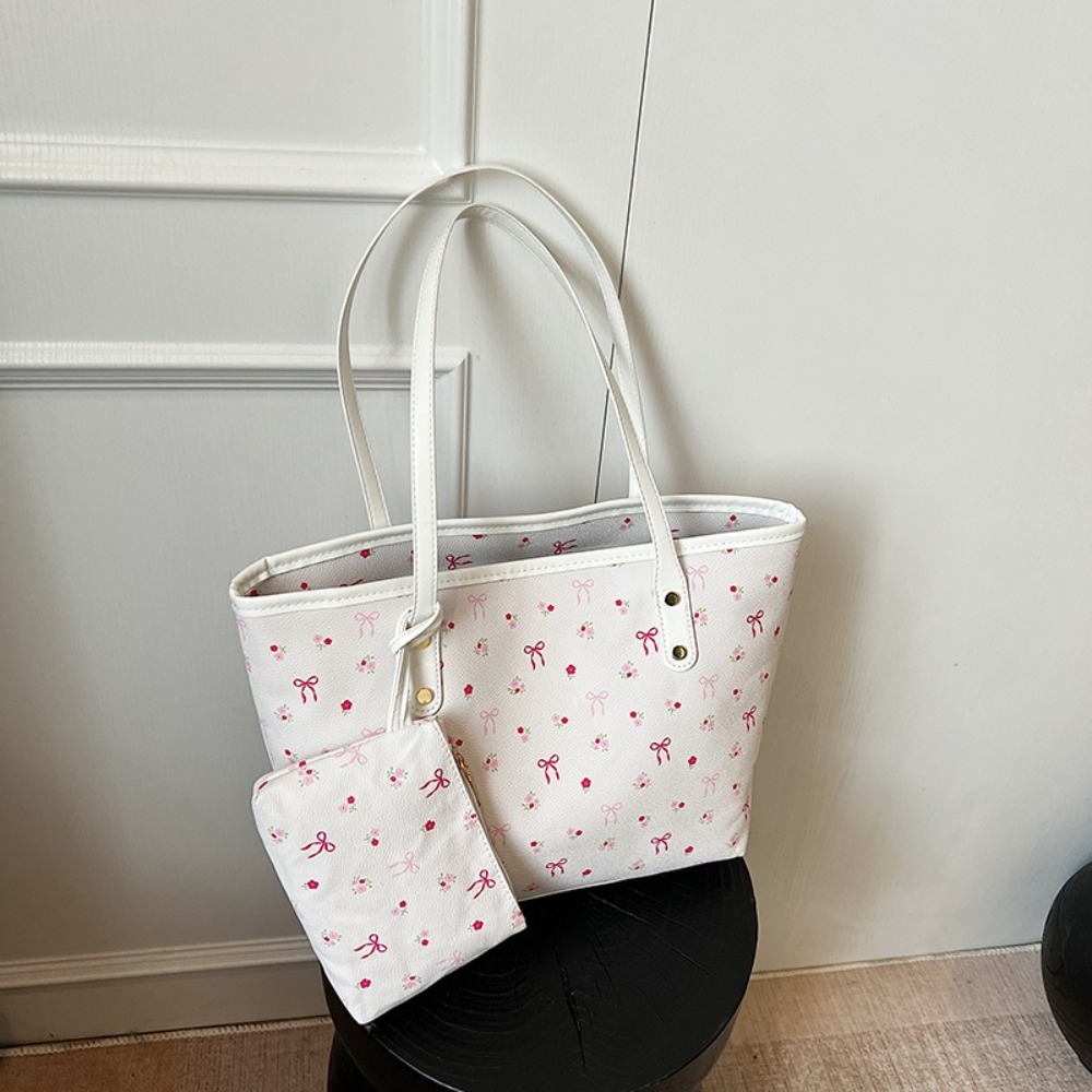 ジッパー開閉 大容量トートバッグ リボンデザイン トレンディ - Women Bags Manufacturer のレビューと価格