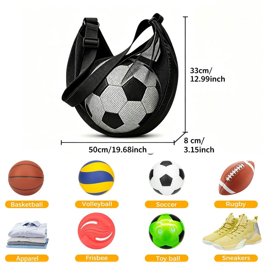 新しい 4/2/1 個の破れ防止メッシュシングルボールバッグ - Mesh Net Bag のレビューと価格