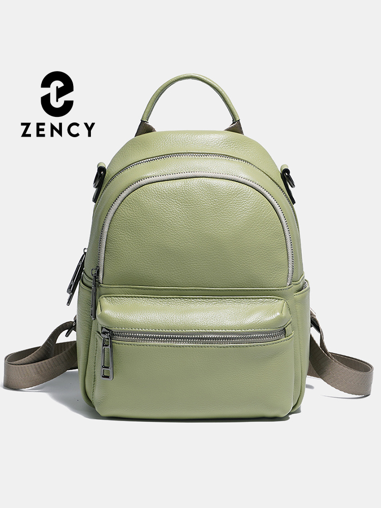 Zency-女性用の大容量レザーバックパック、ナップザック、 - Women Bags Grey のレビューと価格