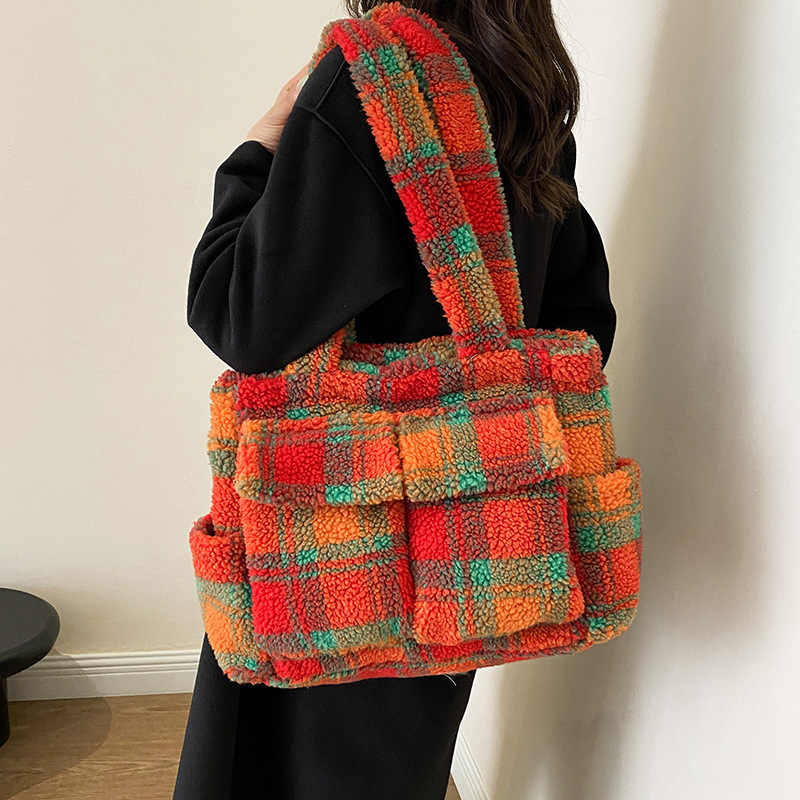 ラムフリーストートバッグ女性用ショルダーバッグファッションチ - Women'S Tote Bags Designer のレビューと価格