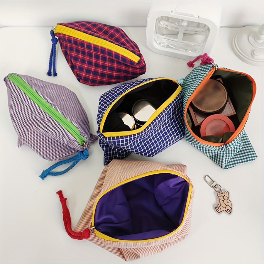 ホットセール レディース チェック柄 化粧ポーチ 大容量 コ - Women Bags For Sale のレビューと価格