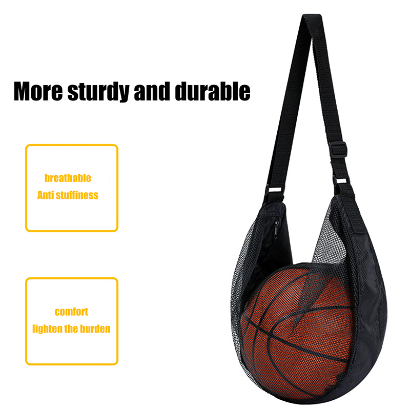 1 個シングルボールバッグジッパーポケット付きメッシュボール - Mesh Net Bag のレビューと価格