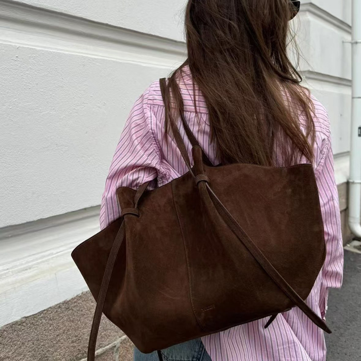 フェイクスエードトートバッグ女性の高級デザイナーハンドバッグ - Women'S Tote Bags Designer のレビューと価格