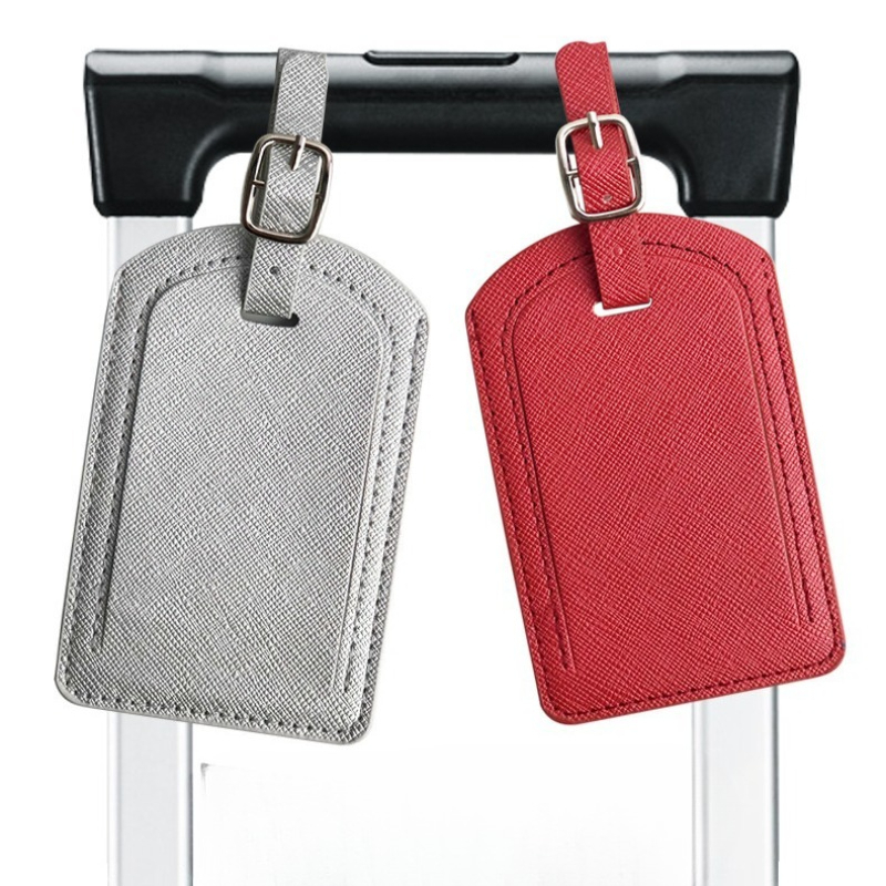 旅行用荷物タグ 女性用 男性用 ホリデーラベル 荷物用PUレ - Women Bags Name のレビューと価格
