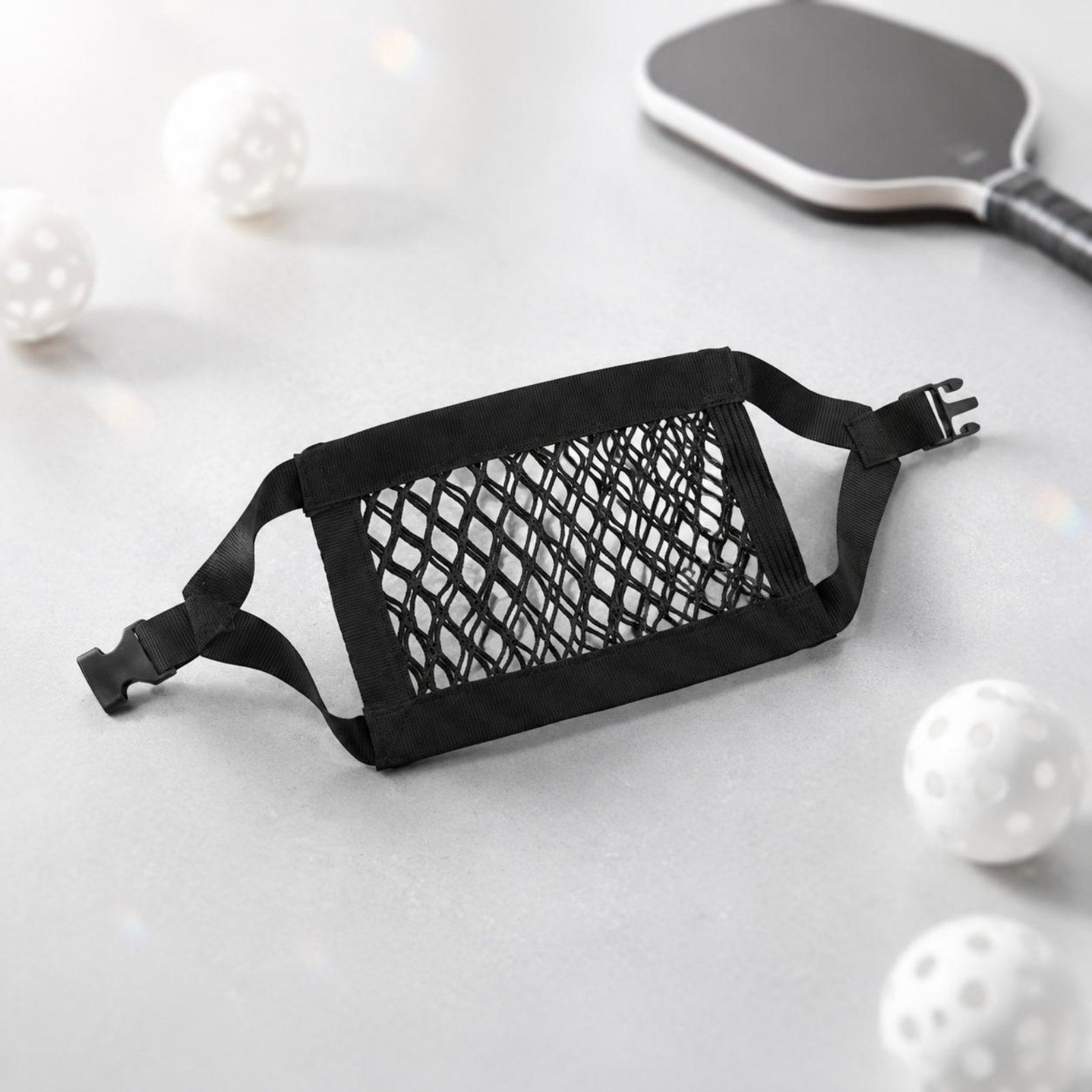 メッシュボールポーチ ボール3個収納可能 ピックルボールボー - Mesh Net Bag のレビューと価格
