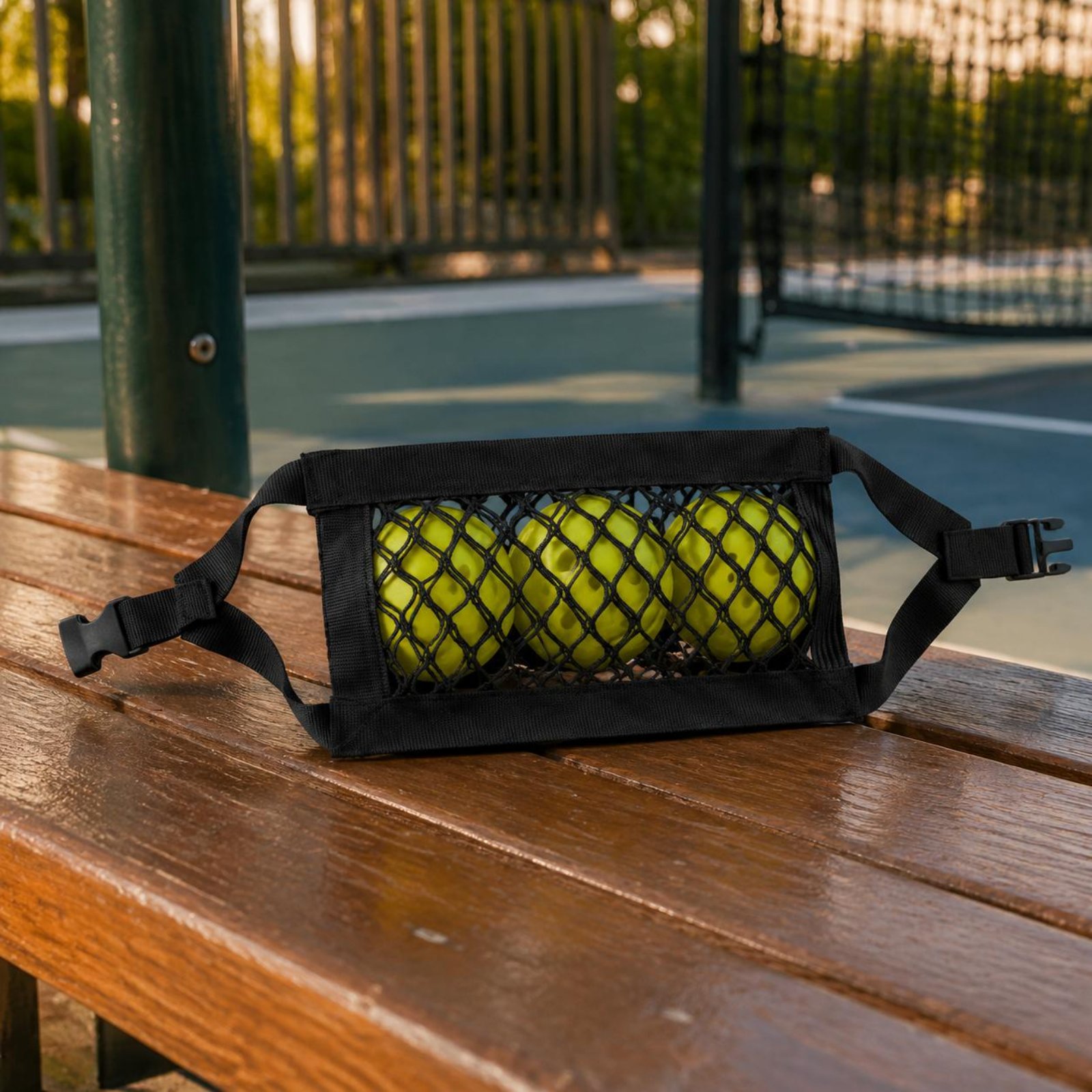 メッシュボールポーチ ボール3個収納可能 ピックルボールボー - Mesh Net Bag のレビューと価格