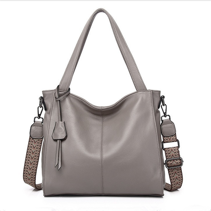 Nesitu ハイエンド A4 ブラックグレーパープル大容量 - Women Bags Grey のレビューと価格