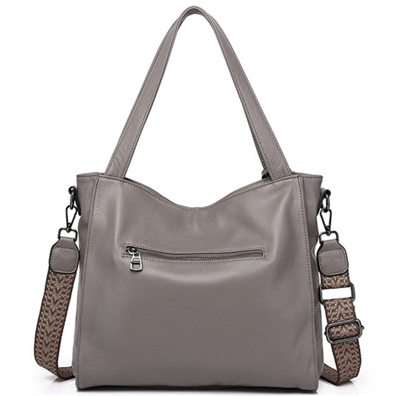 Nesitu ハイエンド A4 ブラックグレーパープル大容量 - Women Bags Grey のレビューと価格
