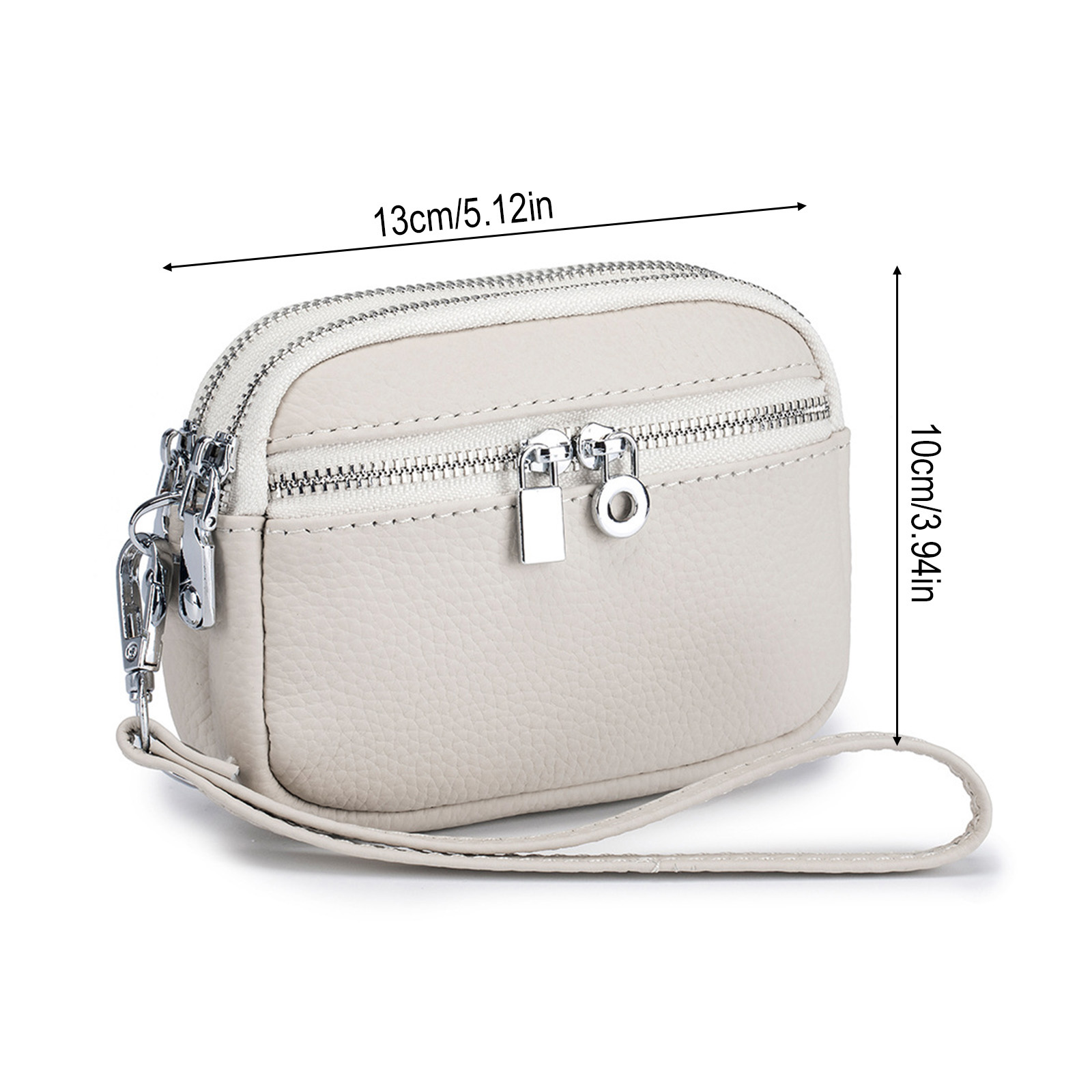 女性用ミニクロスボディバッグ ダブルジッパー付き 大容量コイ - Women Bags Max のレビューと価格