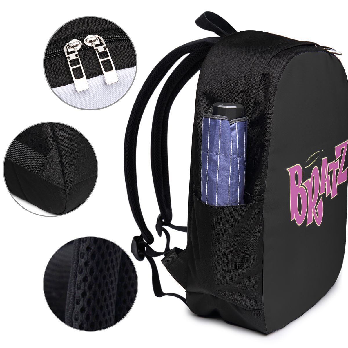 Bratz ロゴ バックパック トラベル ノートブック バッ - Womens Backpack のレビューと価格