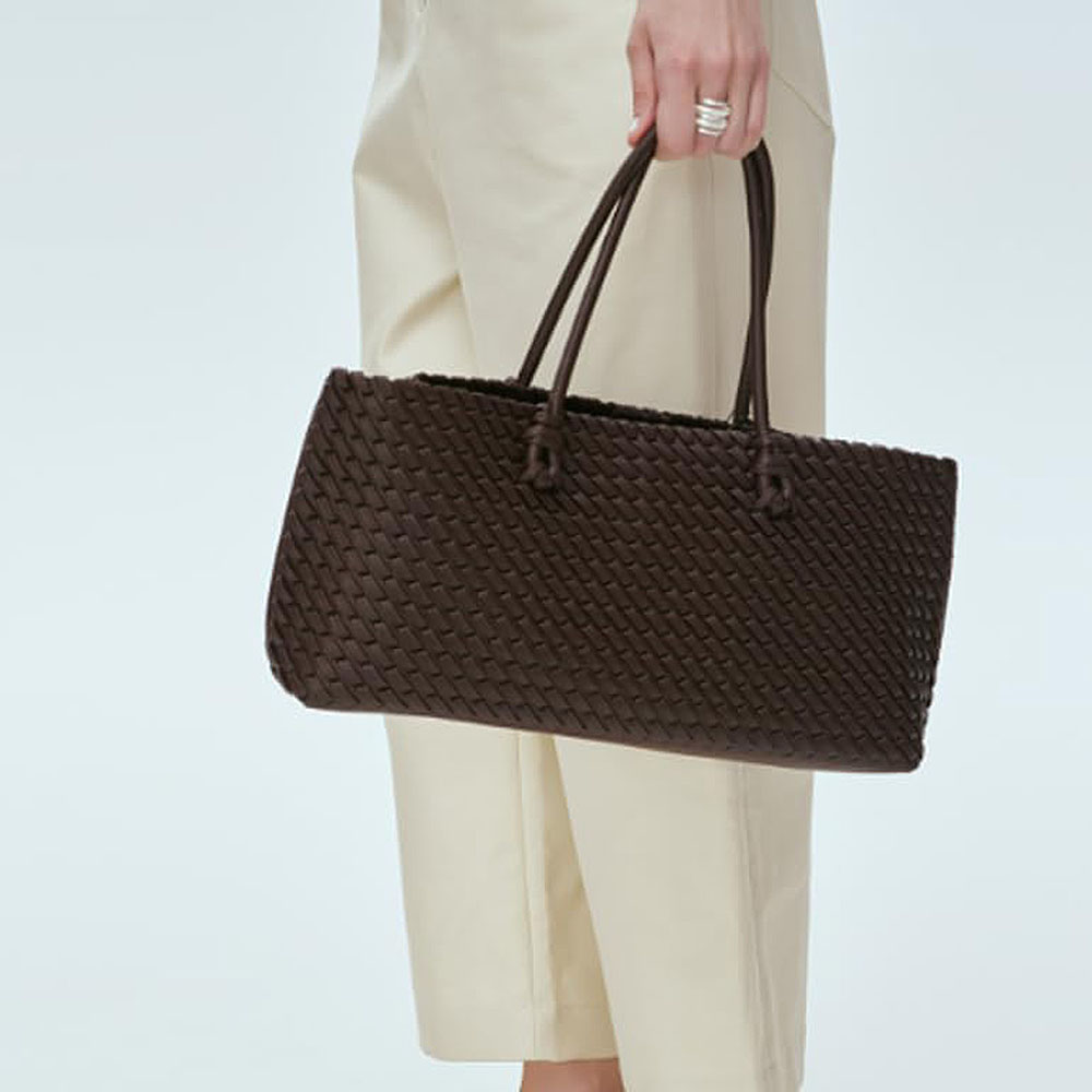 織り込みトートバッグ レディース 大きめ ショルダーバッグ  - Women'S Tote Bags Designer のレビューと価格