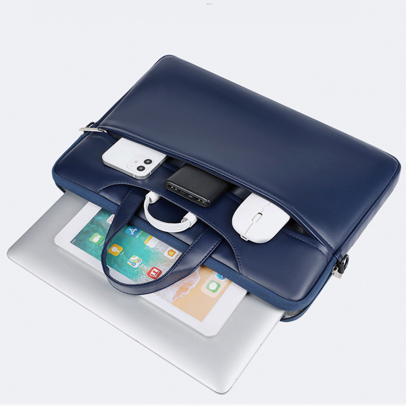 男性と女性のためのPUレザービジネスブリーフケース,大容量, - Women Bags Name のレビューと価格