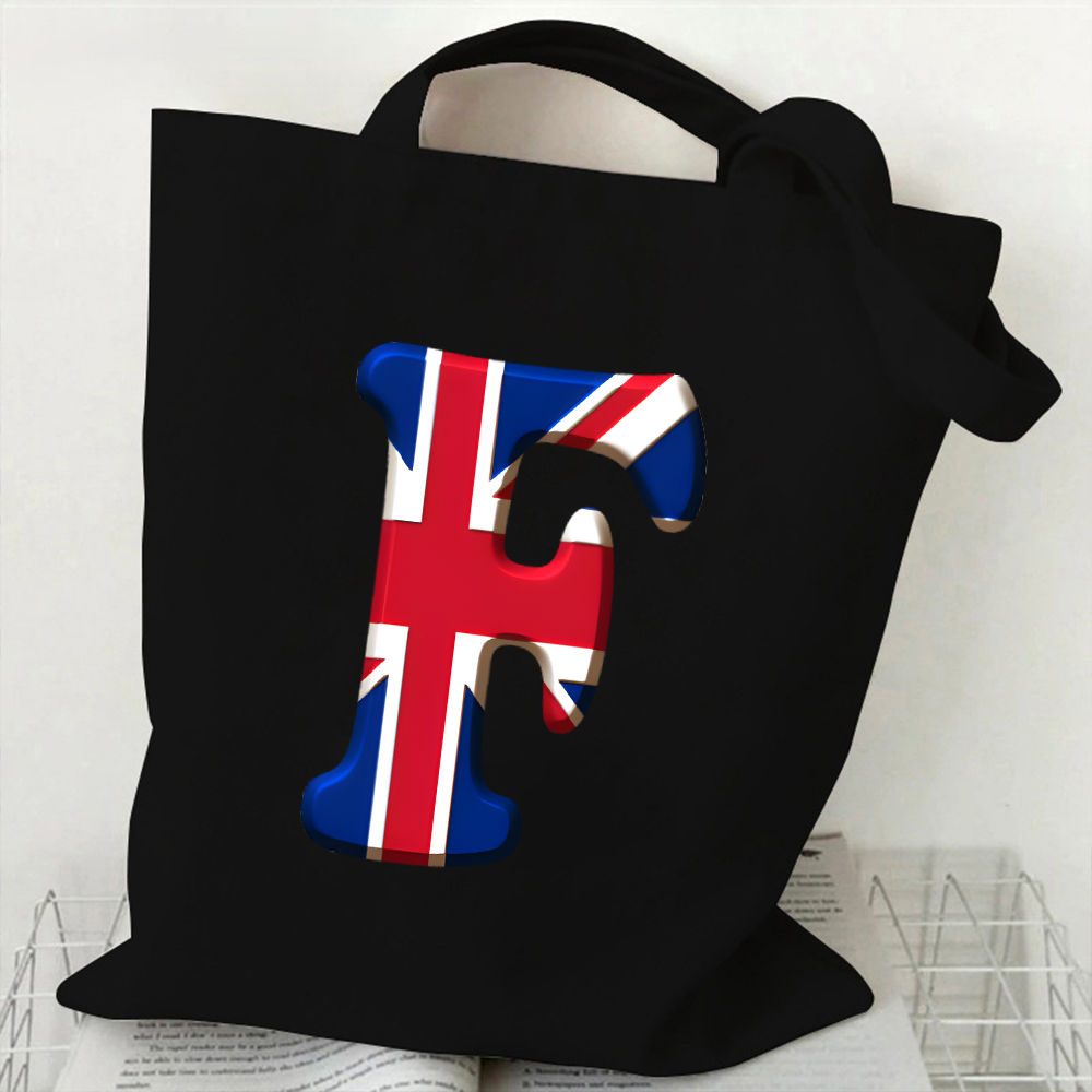 A-Z 26文字 キャンバストートバッグ レディース ハンド - Women Bags Uk のレビューと価格