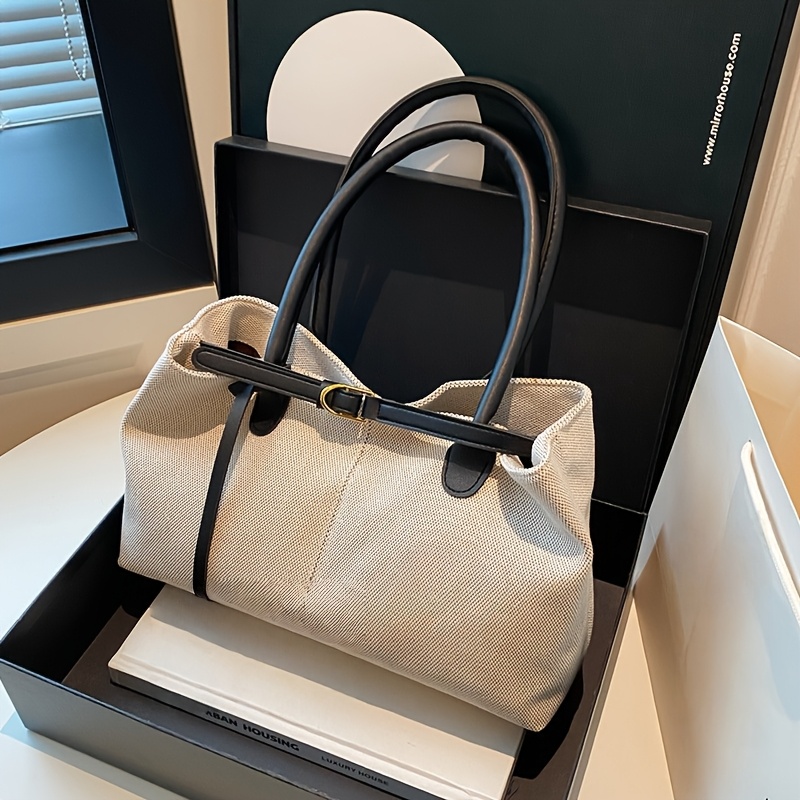 レトロな大容量ショルダートートバッグ 女性用 耐久性のある素 - Women Bags Manufacturer のレビューと価格