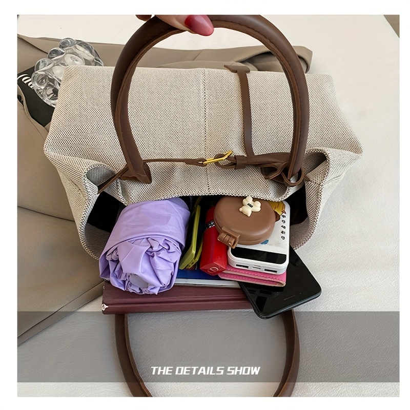 レトロな大容量ショルダートートバッグ 女性用 耐久性のある素 - Women Bags Manufacturer のレビューと価格