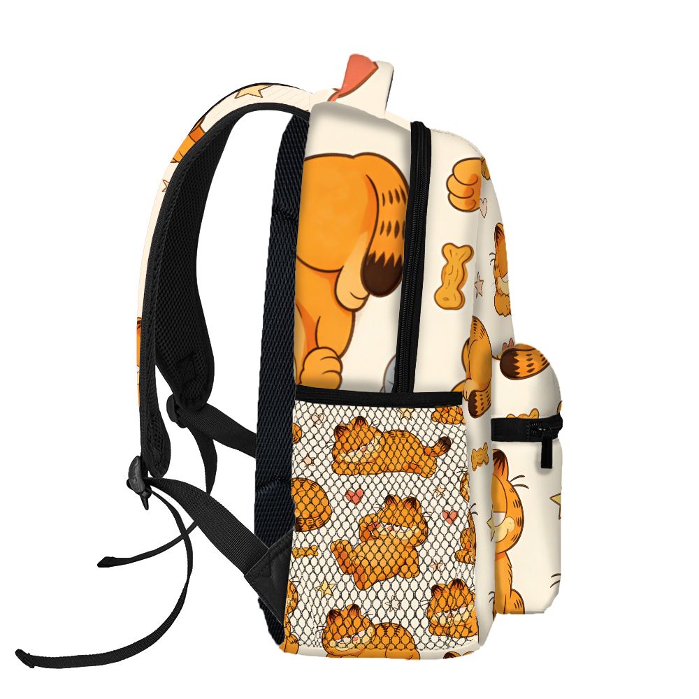 面白い怠惰なガーフィールドバックパックスターハートプリントか - Mesh Net Bag のレビューと価格