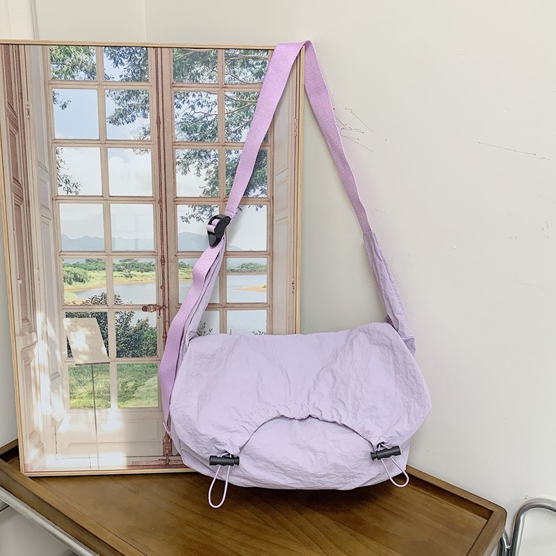 夏用ソリッドカラーナイロン大容量ショルダーバッグ耐久性のある - Women Bags For Sale のレビューと価格