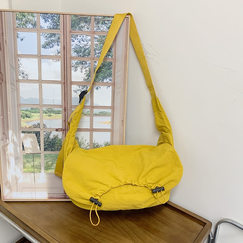 夏用ソリッドカラーナイロン大容量ショルダーバッグ耐久性のある - Women Bags For Sale のレビューと価格