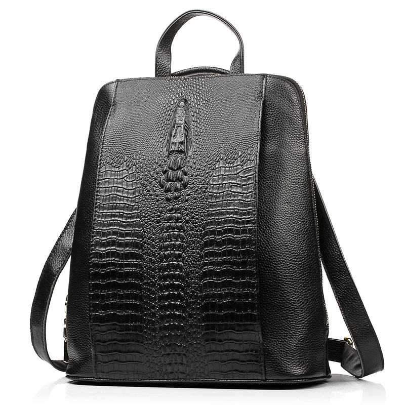 Zency レディース クロコダイルレザー バックパック 1 - Women'S Bags For Work のレビューと価格